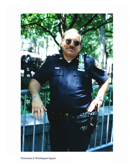 New-York Memories-Policeman in Washington Square