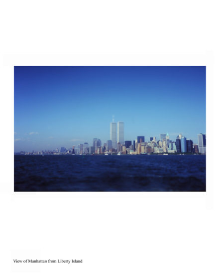 New-York Memories- view of Manhattan from Liberty Island